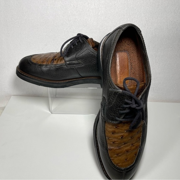 Tommy Bahama Pinehurst REAL Ostrich Mens Size 10 Golf Shoes RARE Bogey TG012 - Picture 2 of 14